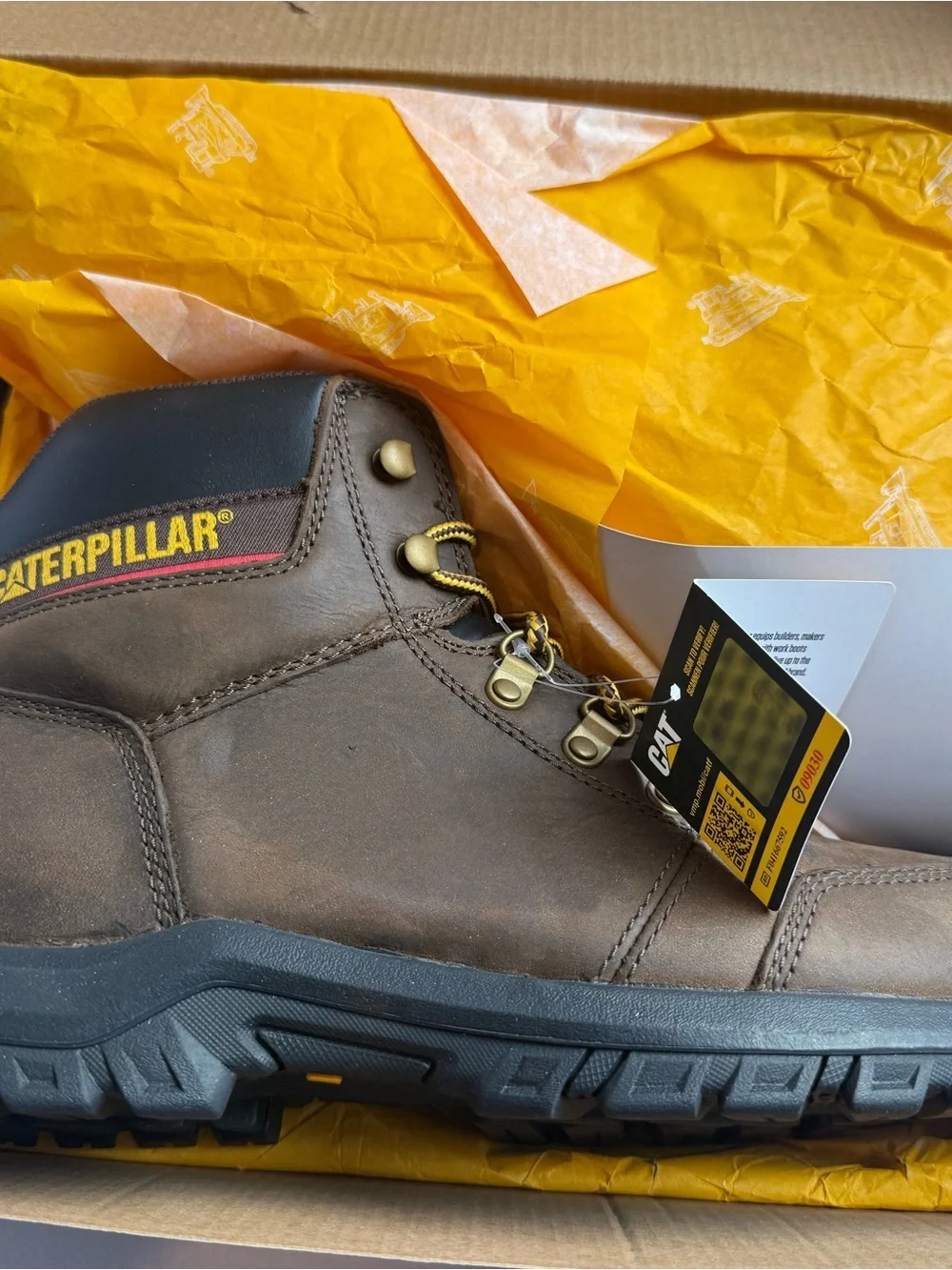 Caterpillar Outline ST Steel Toe Work Boot NWT in Box M9.5
